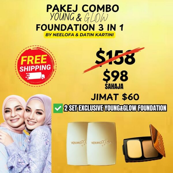 Pakej Combo Young & Glow 2 Set +